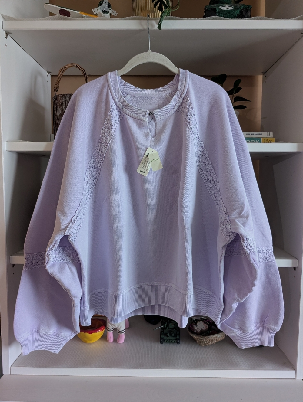 Aerie Hey Crochet Sweatshirt